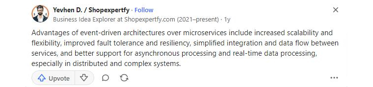 advantages of Event-driven Architecture - Quora
