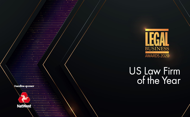 Legal Business Awards 2020 – US Law Firm of the Year