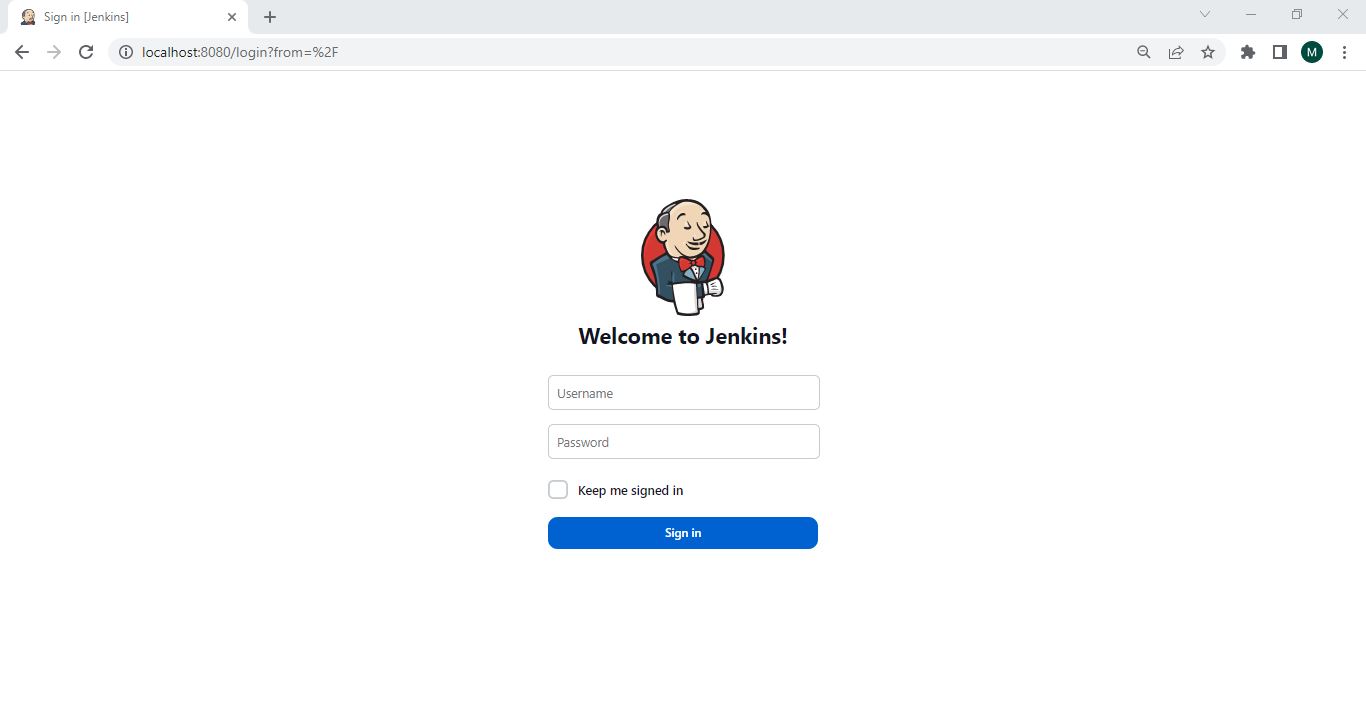 Login to Jenkins