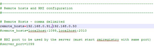 machine(s) IP list