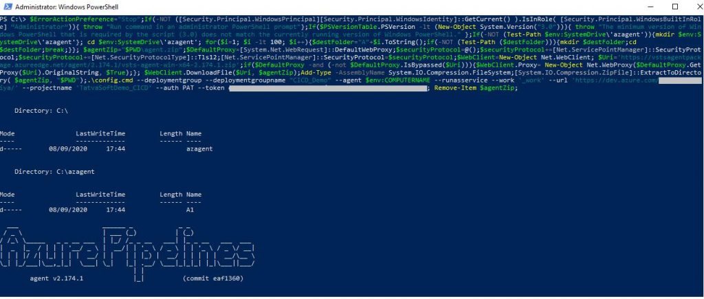 PowerShell console