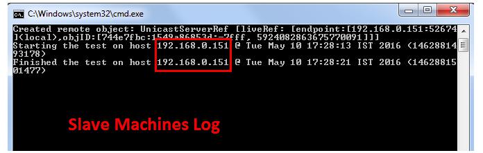 slave machine log