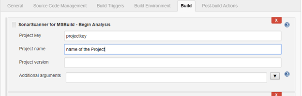 Build pipeline