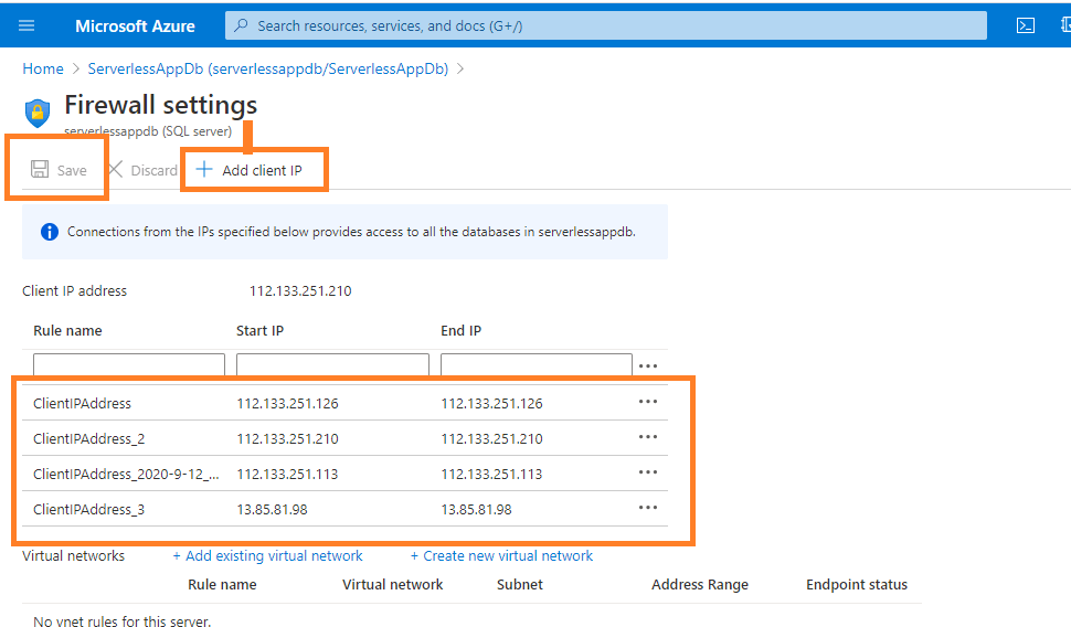 FireWall Settings