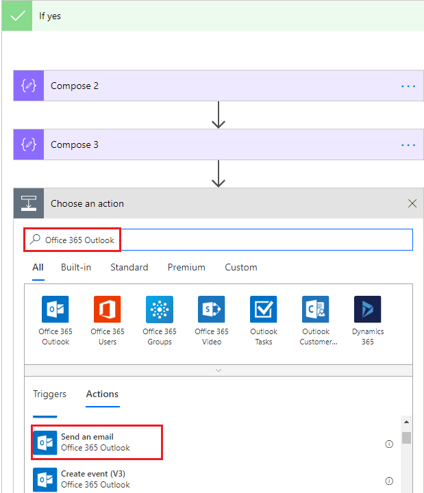 Search for Office 365 Outlook