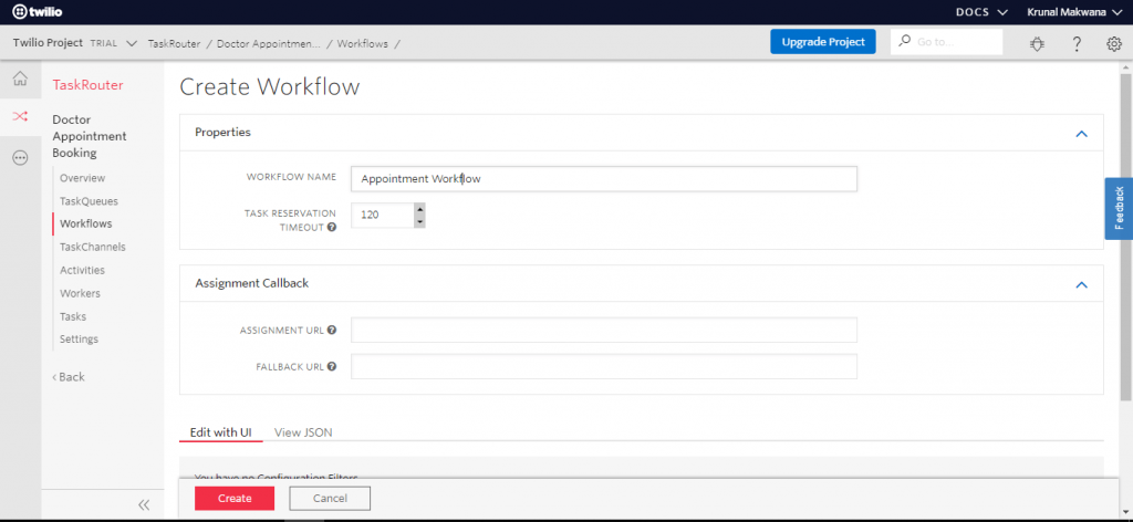 Set Workflow name