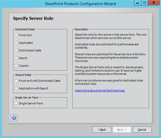 SharePoint Configuration Wizard